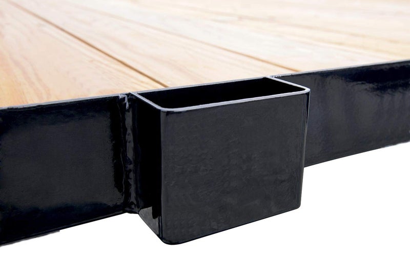 AA A.A Heavy Duty Weld On 2x4 Steel Stake Pockets for Trailers & Trucks (Pack of 12) - Image 2